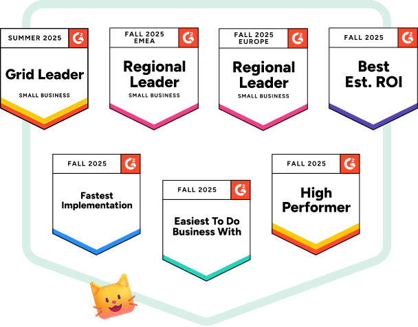 Collaborator erhielt die G2 Autumn 2025-Auszeichnungen in der Kategorie Content Distribution, darunter Grid Leader in Small Business, High Performer, Best Estimated ROI, Easiest to Do Business With und Fastest Implementation.